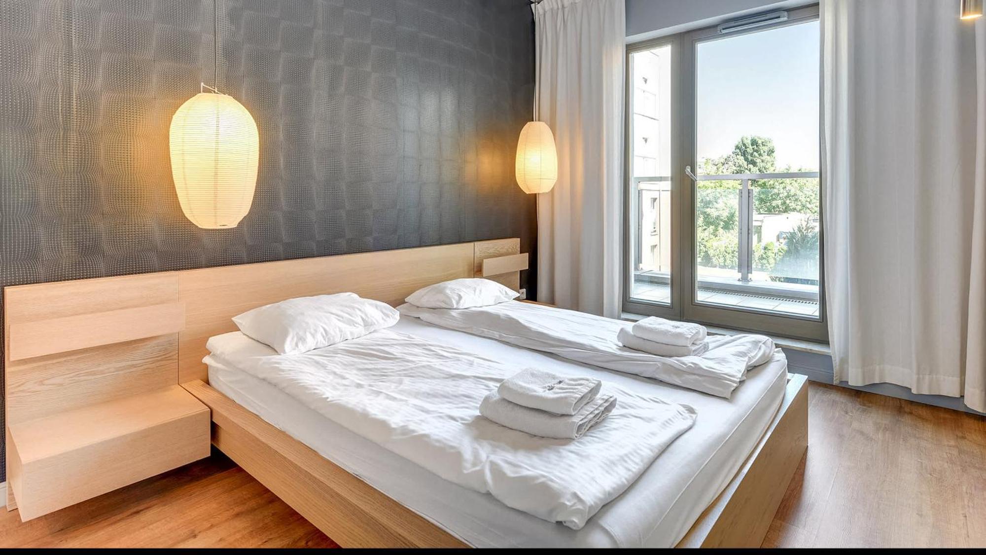 Apartment Economy Dom & House By The River In With Pool, Sauna And Gym